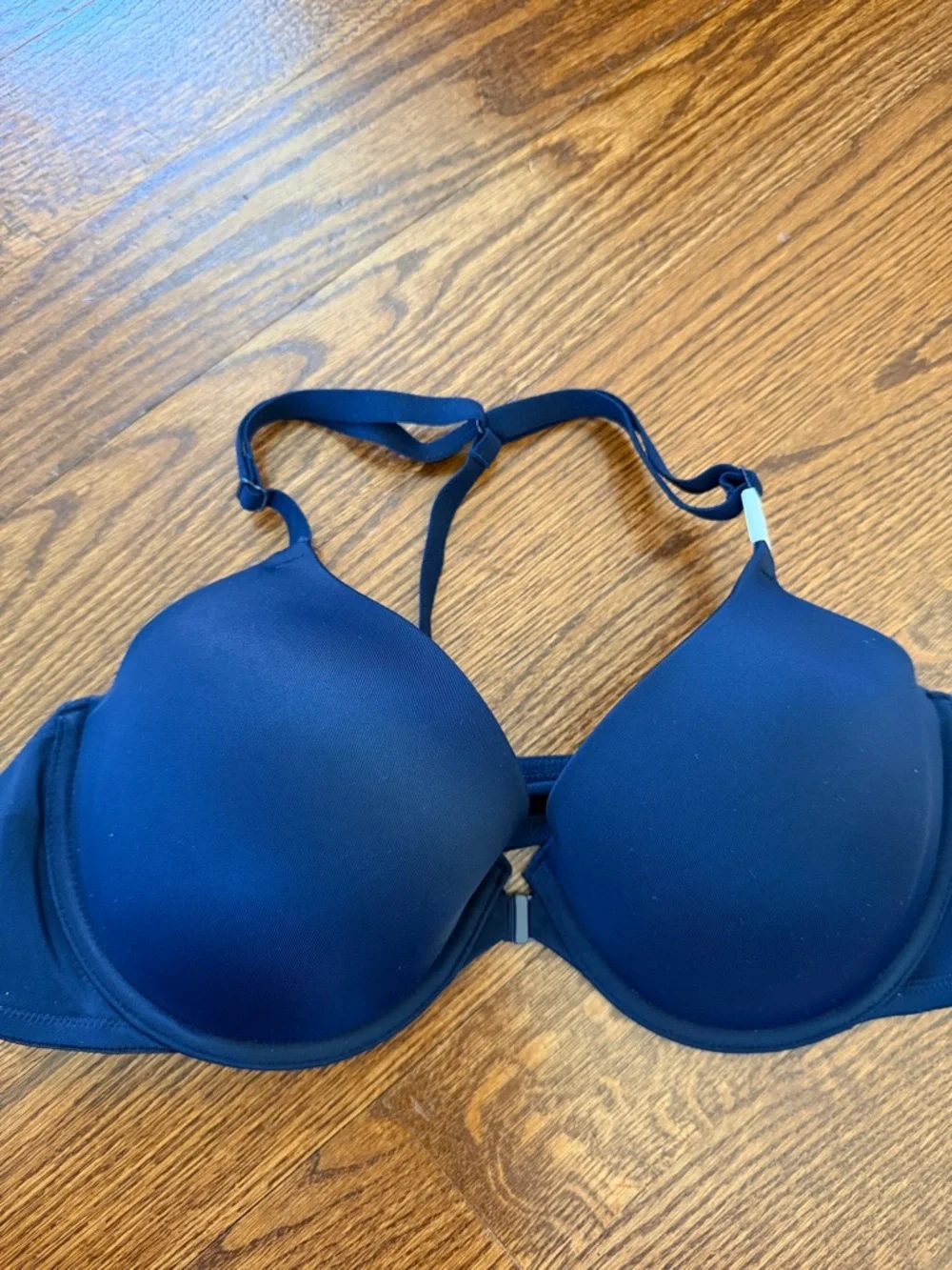 PINK Victoria's Secret Navy Blue Lined Bra - Picture 2 of 5